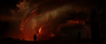 Sky, Art, Night, Dark, Silhouette, Darkness HD wallpaper