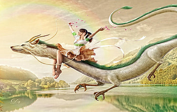 Spirited-away, away, cartoon, spirited, movie HD wallpaper