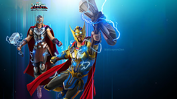 Thor, Love, Thunder, Fortnite, Skin, Fortnite HD wallpaper