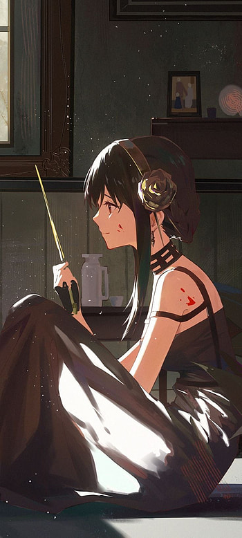 Yor black side, spyxfamily, Anime, tap-for-second-part HD phone wallpaper