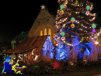 Jesus is Born, scenery, born, christmas, collage HD wallpaper