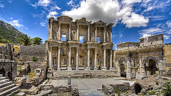 Ephesus heritage, Man-made wonder, scenery, Ephesus HD wallpaper