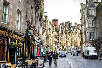 Cockburn Street, Edinburgh (Scotland) HD wallpaper