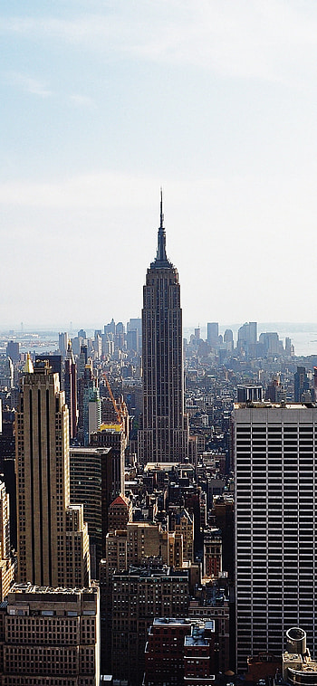 Building architecture, New York City, Empire USA, Cityscape HD phone wallpaper