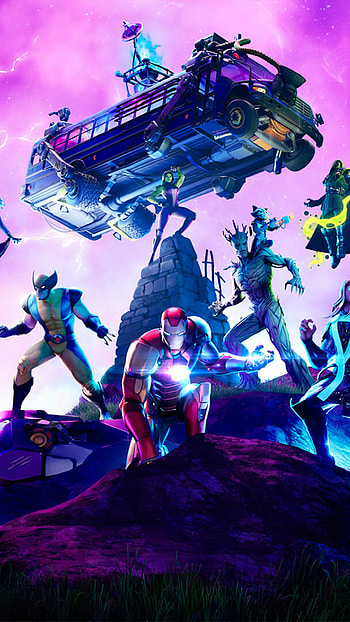 Fortnite, Marvel HD phone wallpaper