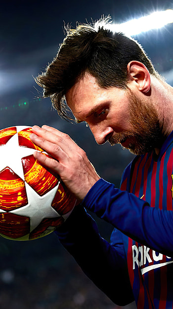 Messi Ucl Ball, people_in_nature HD phone wallpaper