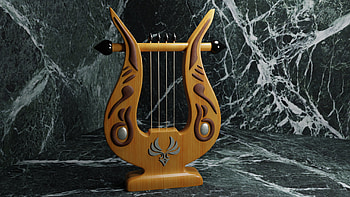 Lyre music, Holy lyre of Barbatos, CG RGenshinimpact HD wallpaper