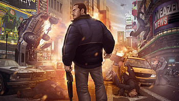 Grand Theft Auto IV Finale, gta, games, deviantart, artwork, artist, digital-art HD wallpaper