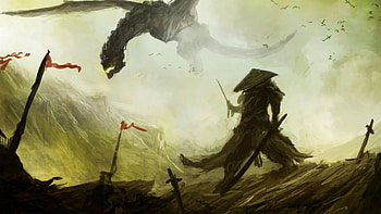 Dragons samurai artwork medieval badass dynasty | (30811) HD wallpaper