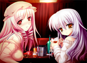 Akane and Anzu, da capo ii, akane, yoshiyuki, miracle, koko, yume, sakura tree, anzu, anime, otome, sakura HD wallpaper