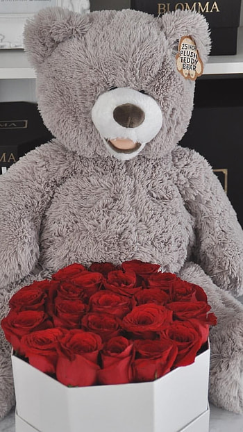 Teddy Bear Live, Grey HD phone wallpaper