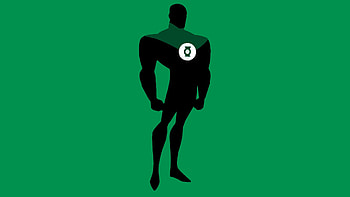 Green Lantern Minimalism, green-lantern, super-heroes HD wallpaper