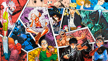 Shonen Legacy: Kagurabachi × One Piece × Naruto × Sakamoto Days, Crossover, One Piece, Naruto, Sakamoto Days HD wallpaper