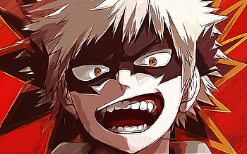 Bakugo Katsuki, My Hero Academia, , vector art, Bakugo Katsuki drawing, creative art, Bakugo Katsuki art, vector drawing, My Hero Academia characters, Katsuki Bakugo HD wallpaper