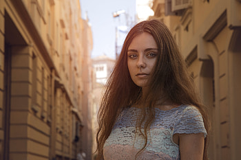 Beautiful Girl Outdoor , girls, model, artist, deviantart HD wallpaper