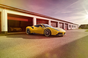 Ferrari, Cars, 488 Gtb, Novitec, Rosso HD wallpaper
