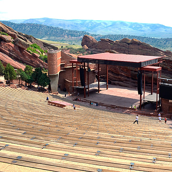 Stage, Red Rocks Amphitheatre HD phone wallpaper