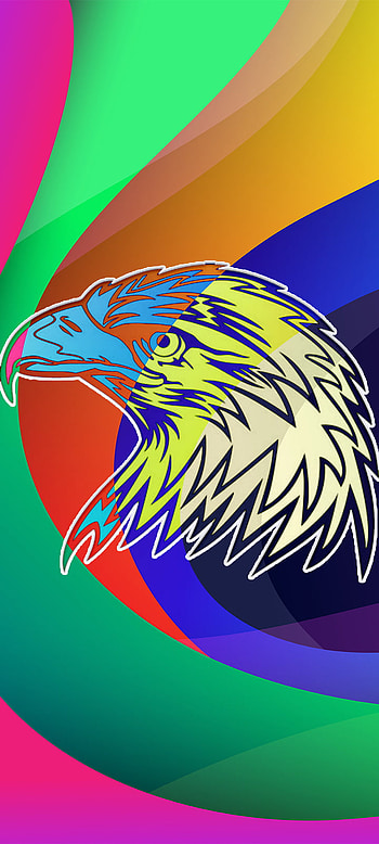 eagle, art, design, Edit, Egypt HD phone wallpaper