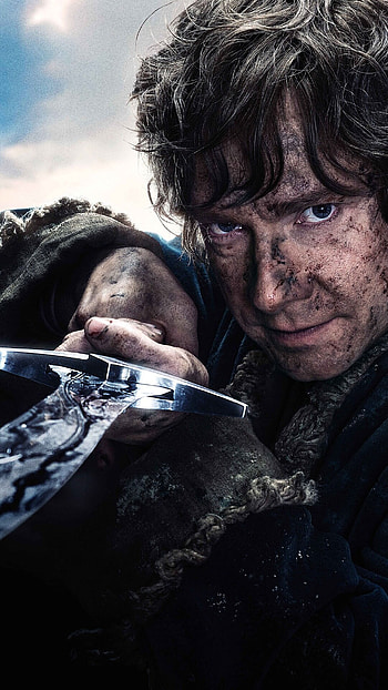 The Hobbit movies, Android , Bilbo Baggins, Fantasy world HD phone wallpaper