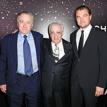 Leonardo DiCaprio, Robert De Niro, Jonah Hill, Martin Scorsese HD phone wallpaper
