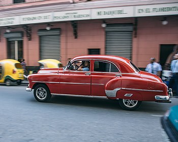Old Car, old, beautiful, car, red HD wallpaper
