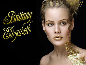 Golden, makeup, lady, paint, beauty, female HD wallpaper
