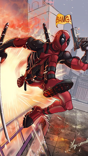 Deadpool, Marvel Superhero, Deadpool Superhero HD phone wallpaper