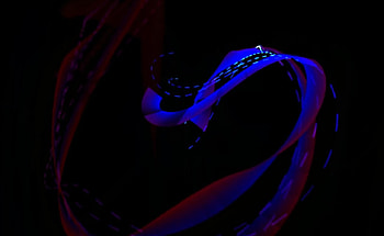 Swirlblue, blue, swirl, black, dark HD wallpaper