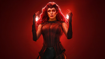 Scarlet Witch The Perfect Fusion, scarlet-witch, superheroes, artwork, digital-art HD wallpaper
