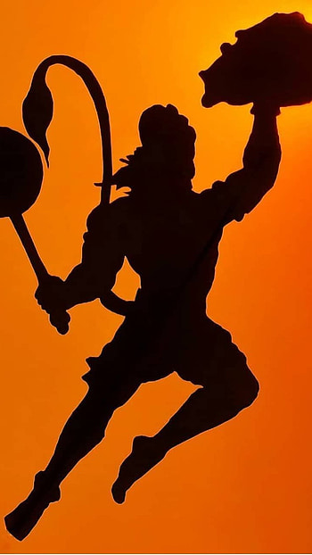 Hanuman, Black Shadow Hanuman, Lord Bajrangbali HD phone wallpaper