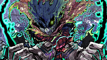 My Hero Academia — Dabi: Blue Inferno Ultra, My Hero Academia, Izuku Midoriya HD wallpaper