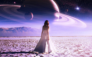 Sci Fi, Planet Rise, Planet HD wallpaper
