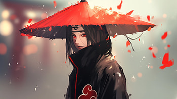 Itachi Uchiha : Red Anime Aesthetic, Anime, Naruto, Itachi Uchiha, red anime HD wallpaper