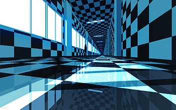 School Floor, floor, square, students, boys, board mist, anime, 3d, study, chess, girls, work HD wallpaper