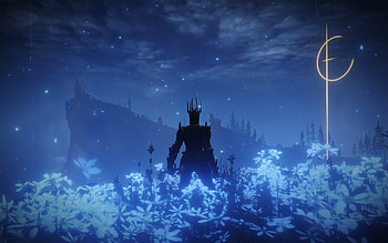 Black Knight of the Cerulean Coast, Elden Ring Shadow of the Erdtree, Elden Ring, knight, fantasy, flower HD wallpaper