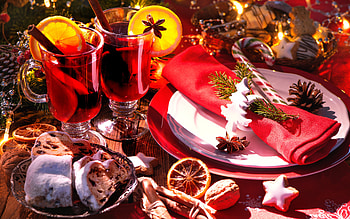 Christmas Cider and Cake, food, cake, cider, christmas, drink HD wallpaper