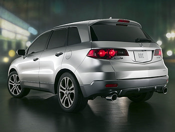 Auto, Acura, Cars, City, Lights, Jeep, Back View, Rear View, Akura, Silver Metallic, 2006, Rdx, Prototype HD wallpaper