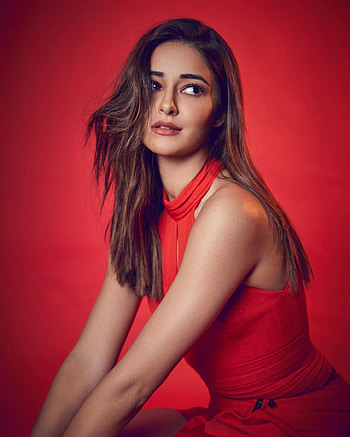 Ananya Pandey, eye, red HD phone wallpaper