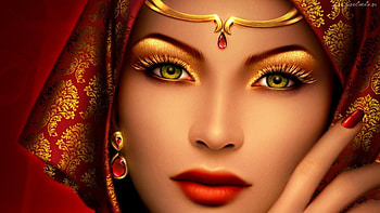 Green Eyed Beauty, golden, green, eyes, ski, beautiful, woman HD wallpaper