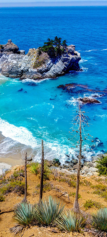 Earth beach, Natural wonder, Tranquil paradise HD phone wallpaper