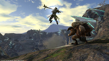 Dragoon or Black Mage for FFXIV 3.4 patch HD wallpaper