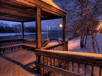 Lake Arlington Gazebo, gazebo, lake, arlington HD wallpaper