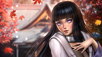Hinata Nartuo, hinata-hyuga, naruto, anime, deviantart HD wallpaper
