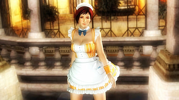 Mila, Dead Or Alive, Maid Girl, Anime, Games, Pretty, Beautiful, Red Hair Girl, Boxing, Pretty Girl HD wallpaper