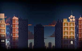 abstract nightscapes, creative, city at night, buildings, abstract cityscapes, artwork, abstract skyline cityscapes HD wallpaper