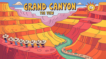 Grand Canyon Ultra – Stunning Canyon Views, grand canyon, canyon, river, landscape, cartoon HD wallpaper