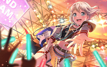Aoba Moca, concert, BanG Dream, manga, Moca Aoba, artwork, Aoba Moca BanG Dream HD wallpaper