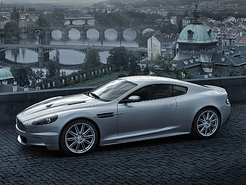 Nature, Aston Martin, Cars, City, Bridge, Side View, Dbs, 2008, Metallic Gray, Grey Metallic HD wallpaper