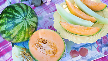 Melons, Ultra background HD wallpaper