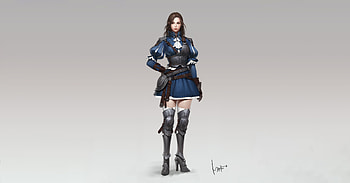 Warrior Girl , warrior, artist, artwork, digital-art HD wallpaper